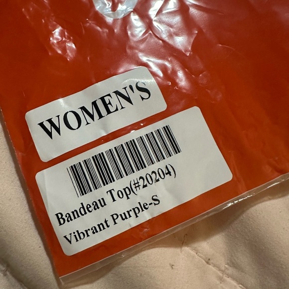 KORTNI JEANE Bandeau Swim Top “Vibrant Purple” - Sz S - NWT - Picture 2 of 8